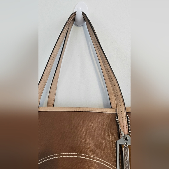 Coach Brown Leather Market Metro Tote - Picture 5 of 12